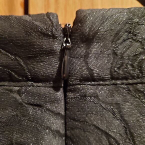 Calvin Klein Floral Jacquard Halter Dress - Picture 9 of 13